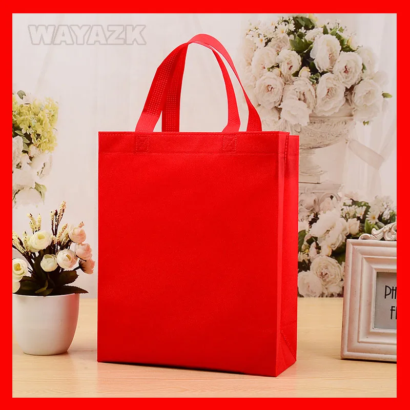 red shopping bags