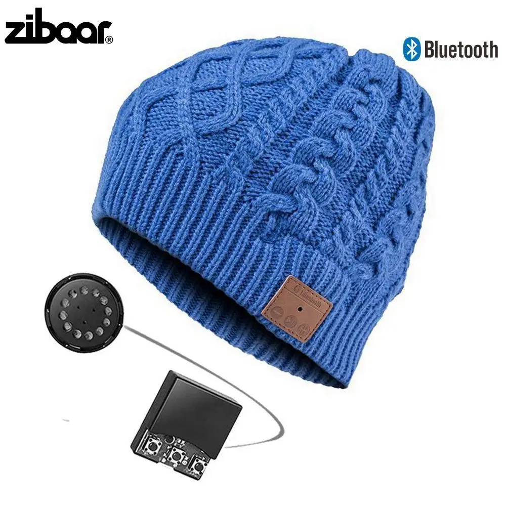 beanie hat with earphones