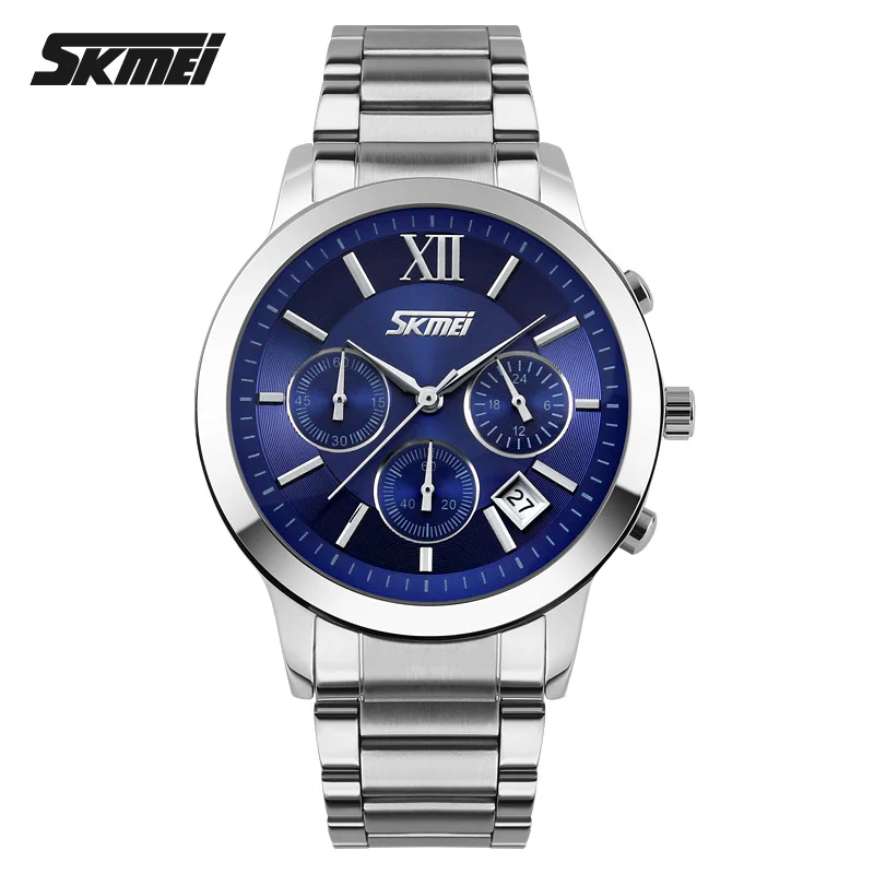 

SKMEI Watches Men Top Brand Luxury Fashion Casual Full Steel Sports Watches Relogio Masculino Men's Clock Quartz Wristwatch