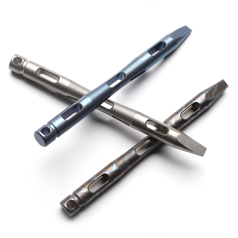

TC4 Titanium Alloy Crowbar II Outdoor Survival Defense Riding EDC Multi-tool Screwdriver