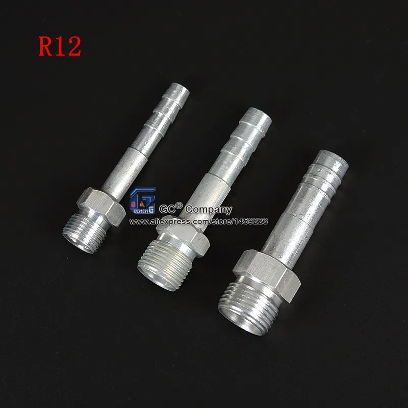 

#6 #8 #10 Straight Male Insert O-ring Barbed Fitting for A/C Refrigerant Hose