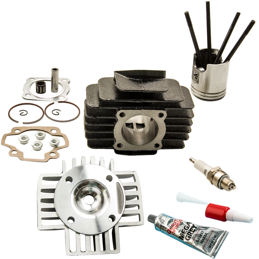 

Fit Yamaha PW 50 PW50 Big Bore Kit Top End 60cc Piston Cylinder Rings 81-09 2009