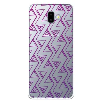 

Stand case costume drawing Triangulos Purples WP016 for Samsung Galaxy J6 Plus
