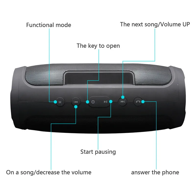 HOPESTAR H14 Charge3 bluetooth колонка уличный беспроводной портативный сабвуфер басовый звук