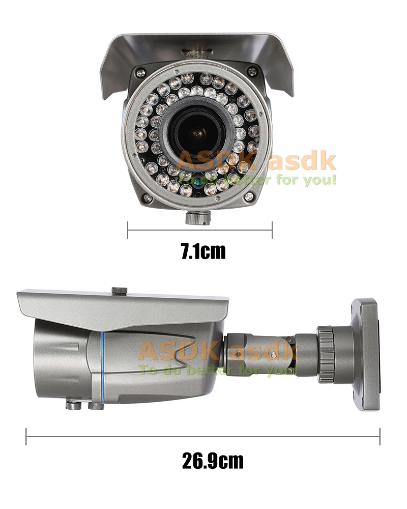 Водонепроницаемая 3MP 2,8-12 мм ip-камера с зумом H.265 42 светодиодный наружный HD 1296 P/1080 P камера безопасности Система видеонаблюдения CCTV Cam