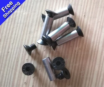 

10pcs/set,DIN912 Knife Handle hex Flat head Screws Suitable for 5mm hole black