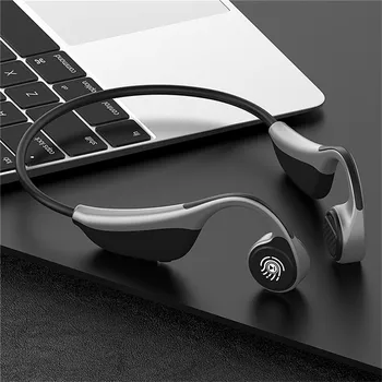 

V9 Bluetooth 5.0 Wireless Headphones Bone Conduction Earphone Sport Headset USB Cable 1w Dual Speaker Comfortable 40AP03
