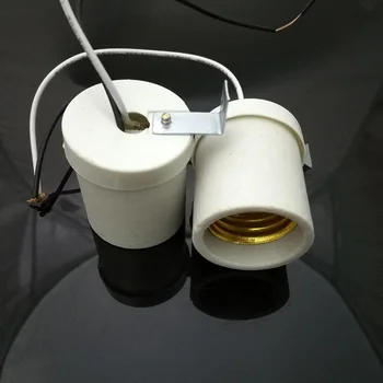 

Lampholder E27 ceramic lamp holder screw base wire L bracket x10