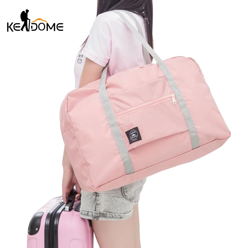 

2018Gym Sport Bag Portable Female Folding Storage Duffle Bags Fitness Yoga Mat Travel Large Capacity Outdoor Women Bag XA833WD