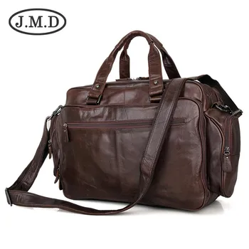 

J.M.D 100% Real Leather Trendy Travel Bags Handbag Laptop Bag Duffel Bags Shoulder Messenger Bag Handbags Briefcases 7150