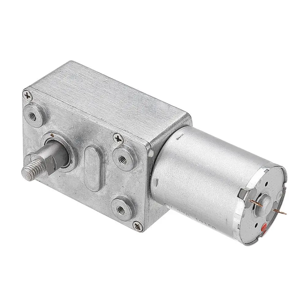 JGY370 червячный мотор-редуктор DC 6 V 55 rpm Реверсивный самоблокирующийся мотор