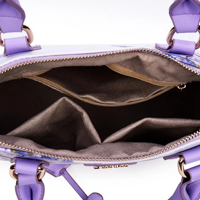 2019 Printing Floral Fashion Women Bag Brand Shell Leather Bags Women Handbags Designer Shoulder Bags Sac A Main Femme LL489 2019 Printing Floral Fashion Women Bag Brand Shell Leather Bags Women Handbags Designer Shoulder Bags Sac A Main Femme LL489