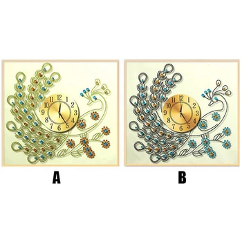 

Special Shaped,Diamond Embroidery,Animal,Peacock,Clock,5D,DIY Diamond Painting,Cross Stitch,3D,Diamond Mosaic,Decor,Crafts