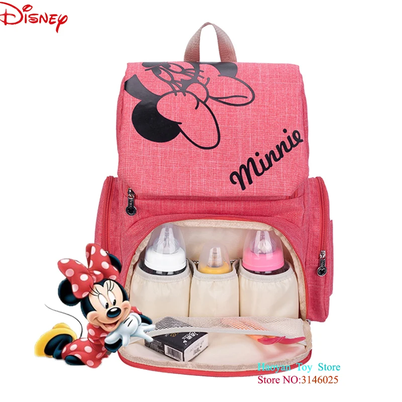Genuine Disney Large Capacity USB Bottle Feeding Storage Bag Waterproof
