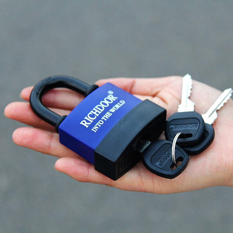 Rubber jacket outdoor waterproof padlocks lock wooden door lock