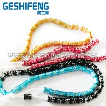 

yoyo aluminum ring birds ring canary love birds budgi ring bands finch ring