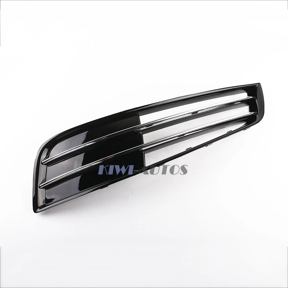 

New Front Left Bumper Fog Light Grille Chrome 2 Bars For A8 2010-2013 D4 4H0807679E 4H0 807 679E 4H0 807 679 E