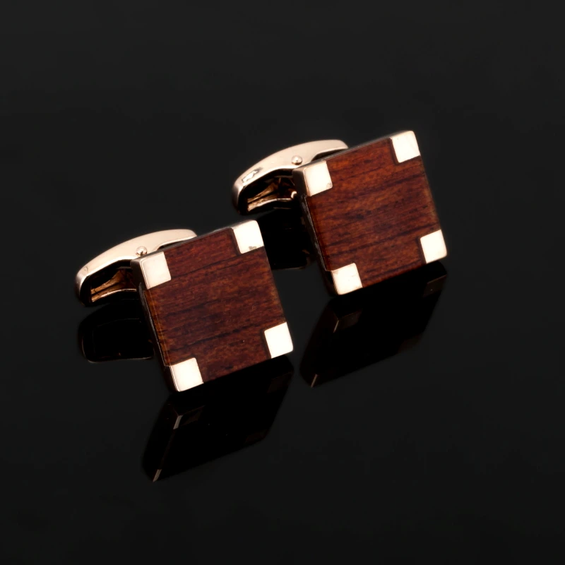 

High Quality Men Cuff Links Vintage Mens Wedding Party Gift Classical rosewood Cufflinks Engraved silvery New Classic