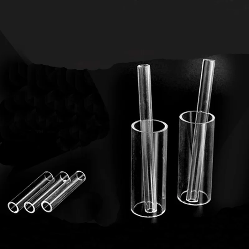 1Pcs 30mm-41mm ID High Transparent organic glass tube Acrylic pipe length Cut Hollow duct vessel 100mm L 40mm-45mm OD