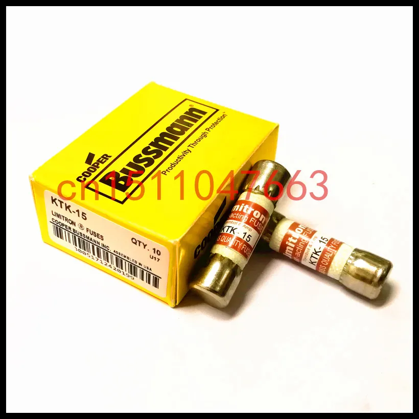 10PCS Fluke 83 85 86 87 88 Multimeter Fuse 15A 600V Fast Acting Fuse