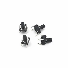 100 шт./лот 6*6*9 тактовый переключатель 6X6X9 индукционная плита/кнопочный переключатель