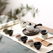 Керамический чайный сервиз ручной росписью кунг-фу чайный чайник sub bus