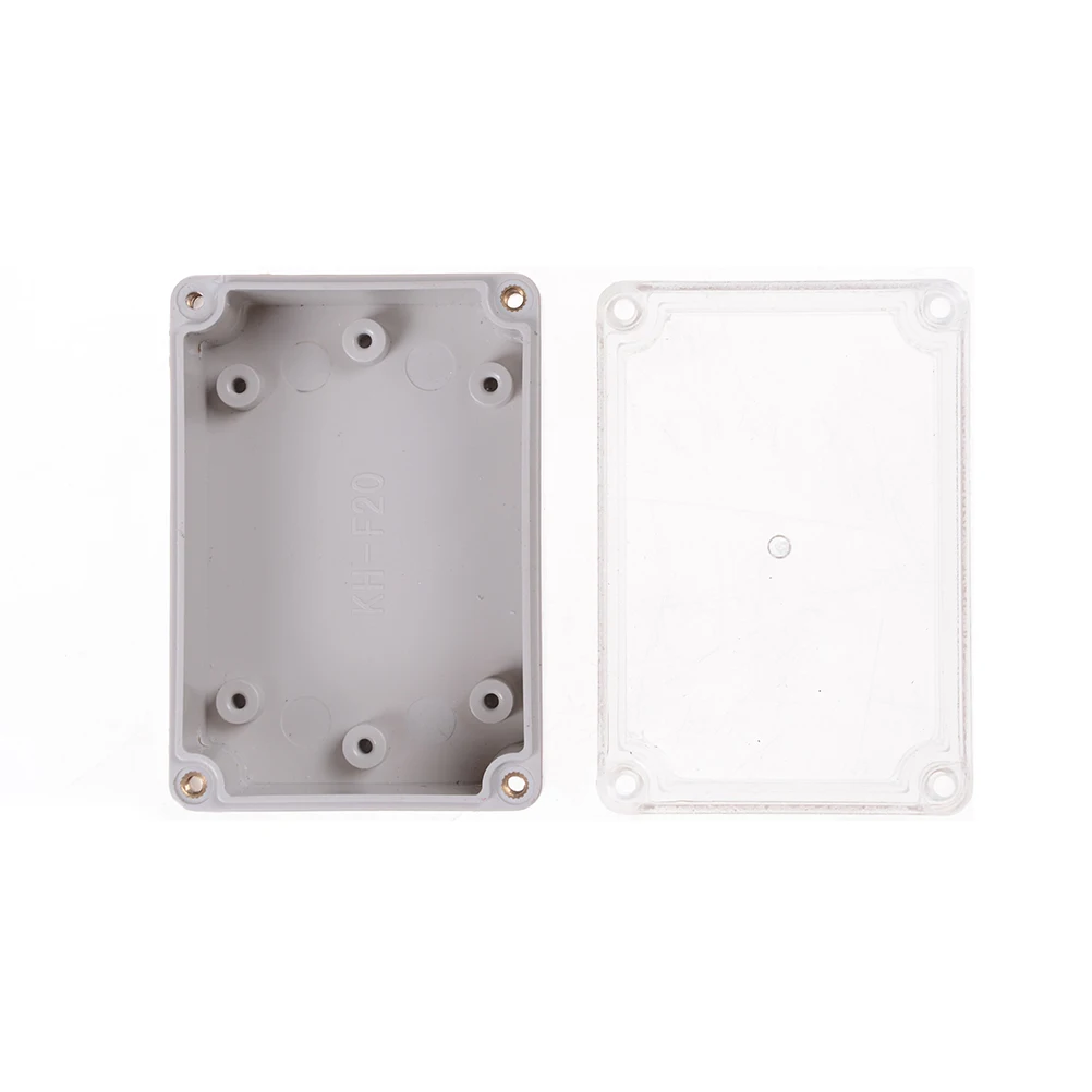 

1PC White 83x58x33mm Clear Cover Electronic Plastic Box Waterproof Electrical Junction Case For Electronic Projects Box