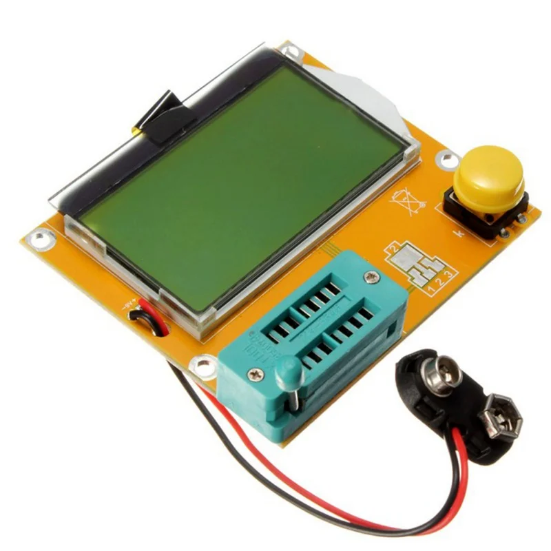 

LCD Digital Transistor Tester Meter LCR-T4 Backlight Diode Triode Capacitance Transistor Tester