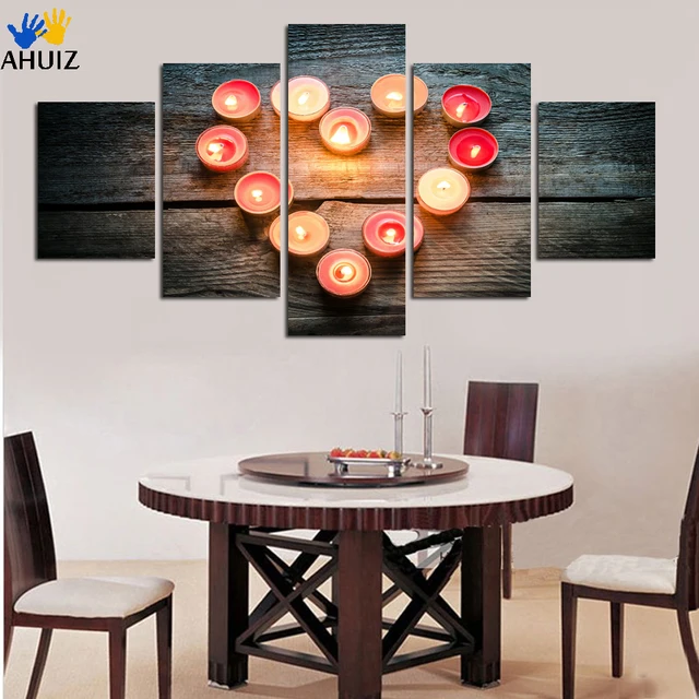 Gambar Romantis Lilin Jantung Bentuk Kanvas Lukisan Hiasi Ruang Tamu Gambar Romantis Lilin Jantung Bentuk Kanvas Lukisan Hiasi Ruang Tamu Pernikahan Modis Kehangatan Latar Belakang