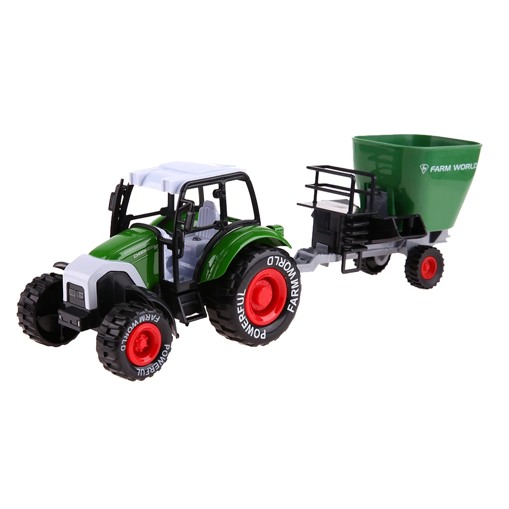 Tractor Juguete Grande Tractor De Juguete Con Remolque Axion 870