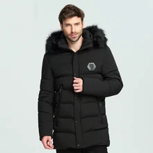 Брендовые зимние теплые шерстяные хлопковые куртки мужские пальто с капюшоном Высокое качество промывают Стиль Хлопок Slim Fit Thicke роскошный бренд верхняя одежда