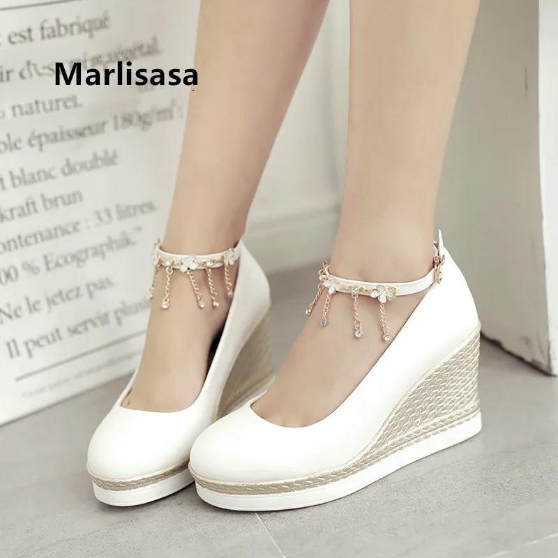 

Talon Femme Women Fashion High Quality Plus Size 34 to 43 Heels Ladies White Pu Leather Party Shoes Sexy High Heel Shoes G5453