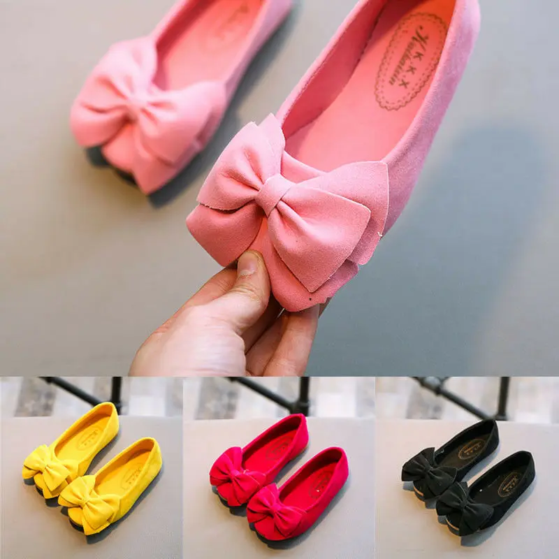 

2019 Summer Lovely Children Toddler Baby Girls Princess Shoes Bowknot Kids Girl Casual Single Shoes Soft Slip-on