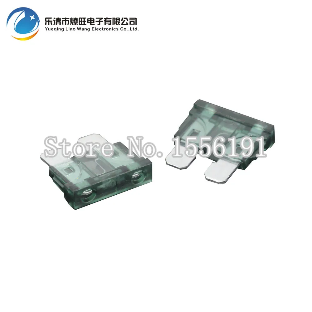 

50PCS 1A Medium size Auto fuse, Automotive Fuses Blade,The fuse Insurance insert The insurance of xenon lamp piece Lights Fuse