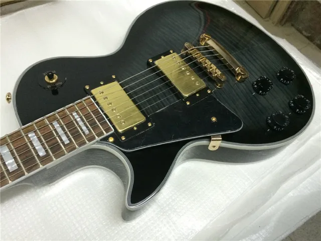 Cheap free shipping left hand electric guitar/black color electric guitar/guitarra/guitar in china