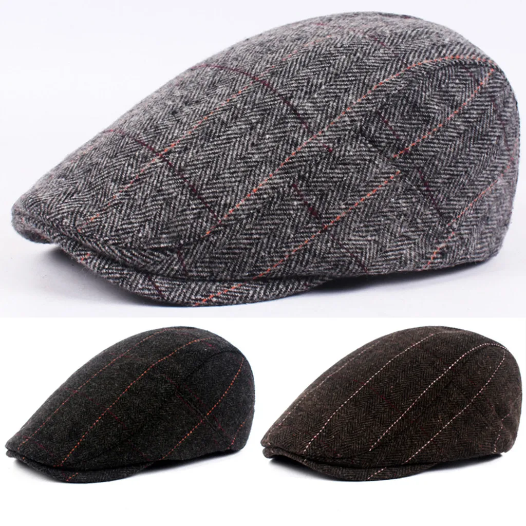 mens designer flat caps