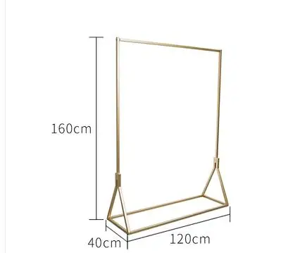Вешалки для магазинов одежды витрина Золотая вешалка для одежды женские полки для хранения одежды витрина от пола до пола островная стойка