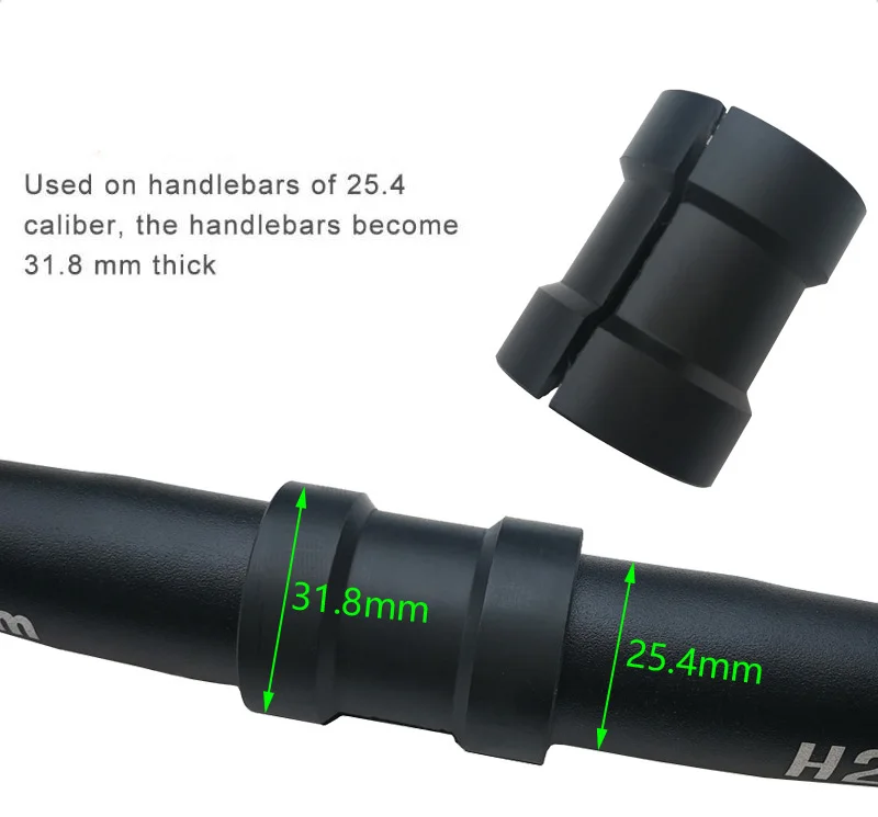 

Bicycle Handlebar Diameter Adapter 25.4 to 31.8mm Installation Aperture Adjust MTB Road Bike Stem 31.8 Convert to 25.4mm