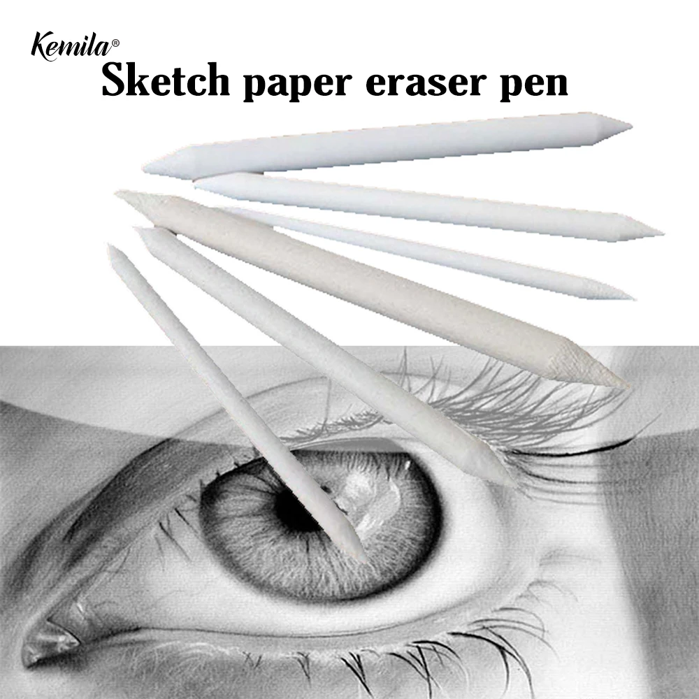 kemila 6Pcs/Set Dedicated Sketch Paper Pen Paper Erase Marker Paper Sketch Art Painting Supplies Painting Pen