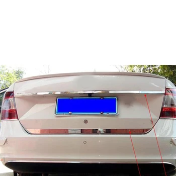 

High Quality Stainless Steel Rear Trunk Lid Cover Trim Fit For Skoda Rapid 2013 2014