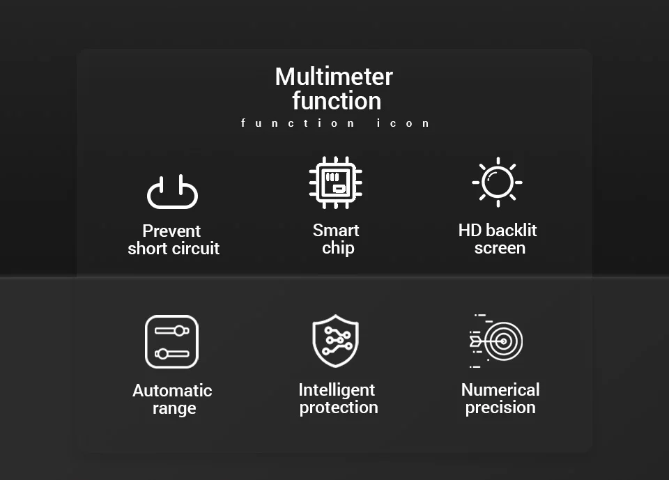 ANENG AN8002 Цифровой мультиметр 6000 отсчетов ZT102 многометровый Транзистор тестер Профессиональный voltimetro amperimetro цифровой AC/DC