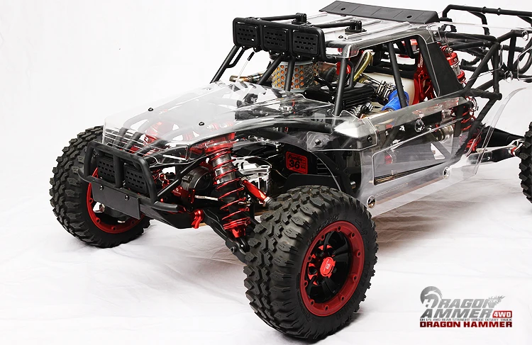 

FID Racing Dragon Hammer V2 With KM36cc Engine & 2pcs 70kg Servos &Performance Pipe (Without Radio & Battery)