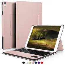 for ipad pro 10.5 Keyboard case ,Ultra-thin Detachable Bluetooth Keyboard Stand Portfolio Case Cover for ipad pro 10.5 tablet
