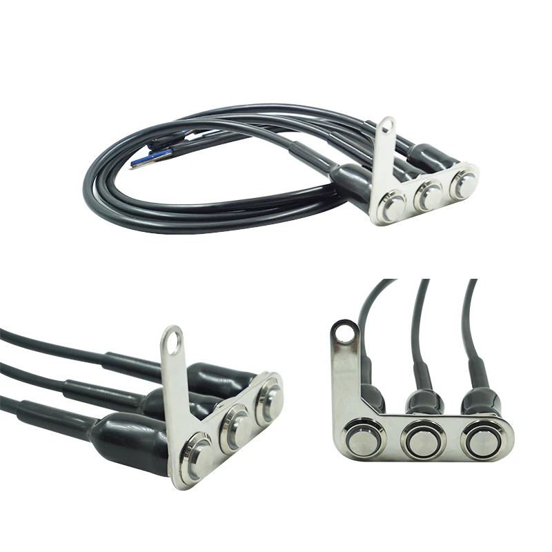 Buy Motorcycle Switch Handlebar Adjustable Mount Waterproof Switches ON OFF Push 3 Buttons For Headlight Horn Turn Signle with LED