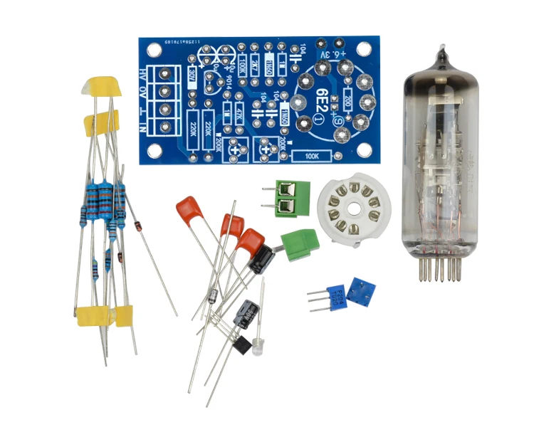 AIYIMA 6E2 ламповый предусилитель аудио Плата VU уровень мощности Драйвер плата индикация громкости желчный предусилитель вакуумный тоновый сигнал Diy наборы