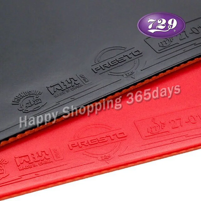 Friendship 729 PRESTO MAX( New) Spin / Speed(Non-tacky Rubber+ Macroporous Sponge) Table Tennis Rubber Ping Pong Sponge