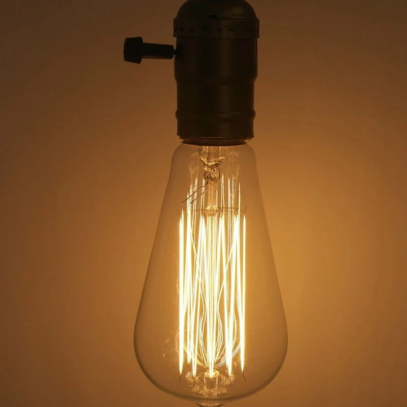 Ретро vintage edison bulb E27 40 Вт/60 Вт 110 В/220 В ампулы винтажная лампа Эдисона лампа накаливания светильник Светодиодные лампы