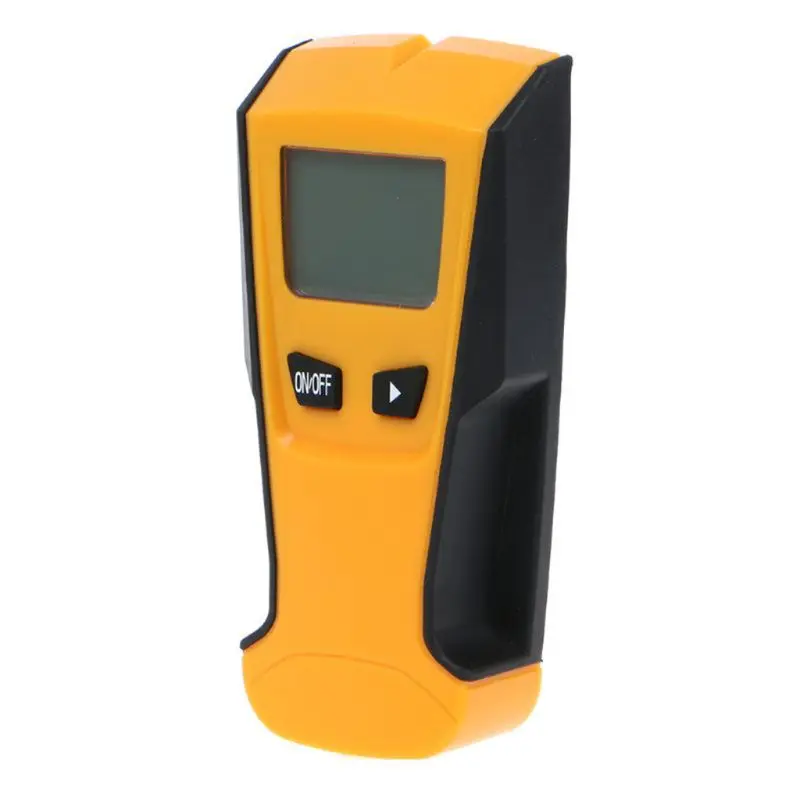 

Yellow TH210 Wall Thickness Gauge Without Battery Backlight Stud Metal AC Wire Scanner Wall Stud Finder Electronic Auto Calibrat