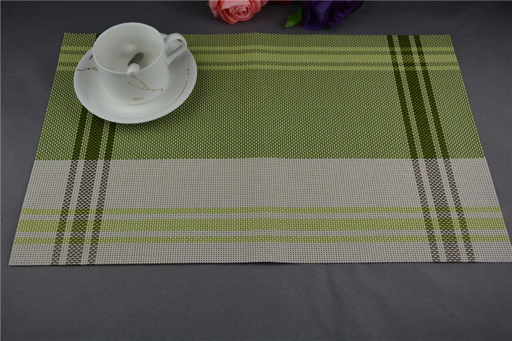 4pcs/lot New Table PVC Trivet Kitchen Bar Mat Plastic Placemats Decoration and Accessories JI 0821 | Дом и сад