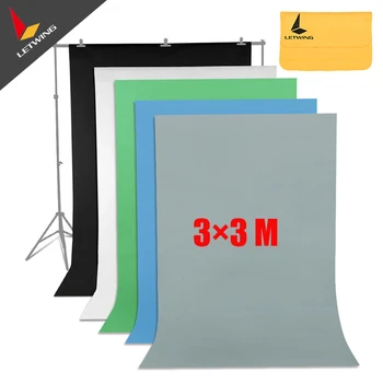 

High Quality Gray Non-woven Fabric 3*3 M 10x10ft Background Backdrop for Studio Photo lighting
